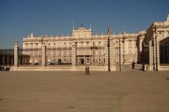 Scenic view of Madrid's iconic buildings and streets