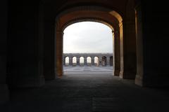 East access to the Plaza de la Armeria of the Royal Palace, Madrid