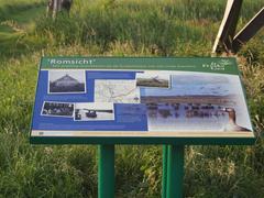 landscape in De Alde Feanen National Park with remains of an old farm