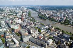 Frankfurt Altstadt and Sachsenhausen viewed from Commerzbank Tower