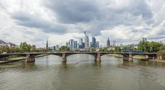 Ignatz-Bubis-Brücke bridge in Frankfurt-Innenstadt