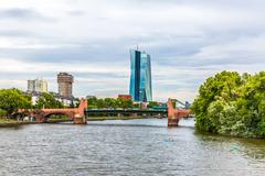 View of Main river from Sachsenhausen-Nord, Frankfurt