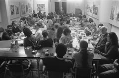 International Youth Congress at Anne Frank House with Otto Frank in attendance, 1968