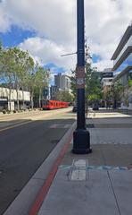 Historic Route US 395 sign in Downtown San Diego