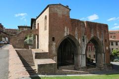 Fountain Fontenova in Siena, Tuscany