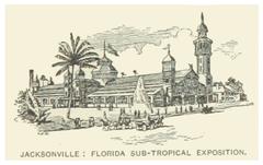 Sub-Tropical Exposition building in Jacksonville, Florida, in 1891