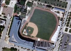 Baseball Grounds of Jacksonville from a USGS satellite