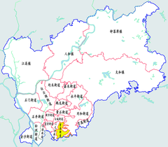 Baiyun District map