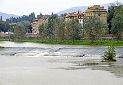 Arno River Weir in Florence