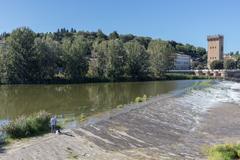 San Niccolò Dam in Florence, Italy