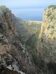 Natural canyon in Sicily