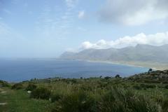 Monte Cofano with Monte Passo del Lupo in the background