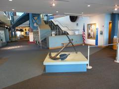 Independence Seaport Museum with various public domain paintings and official description displayed