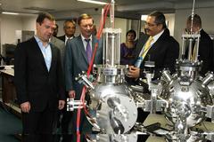 Dmitry Medvedev visiting the Indian Institute of Technology