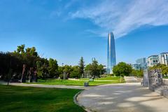 Park of Sculptures with modern art installations and a pathway