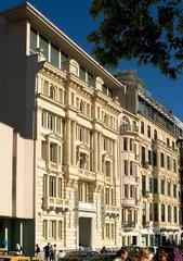 Pera Museum building in Istanbul with preserved facade