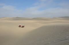 desert landscape in Ica, Peru