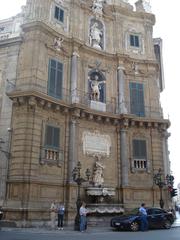 Baroque statue from Quattro Canti in Palermo