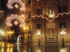 Quattro Canti intersection in Palermo