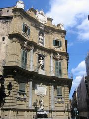 Quattro Canti intersection in Palermo, Italy