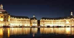 Place de la Bourse at night, Bordeaux