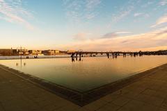 Water Mirror in Bordeaux, France