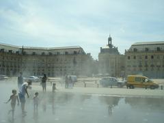 Panoramic view of Bordeaux's Place de la Bourse in July 2012