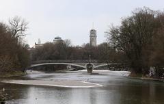 Kabelsteg bridge in Munich