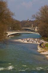 Isar River in Munich, Germany