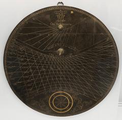 Italian sundial from the 17th century exhibited at the Galileo Museum