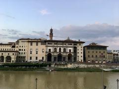 View of Uffizi Gallery and Galileo Museum from Palazzo Bargagli Petrucci