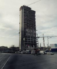 Sapphire Tower under construction in Istanbul, March 2008