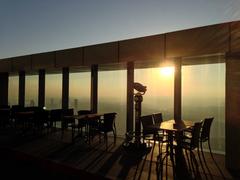 Istanbul Sapphire view from outdoor restaurant