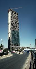 Sapphire Tower under construction in Istanbul, June 2008