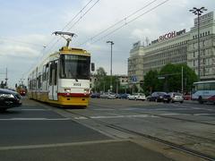 Konstal 116N tram in Śródmieście, Warsaw