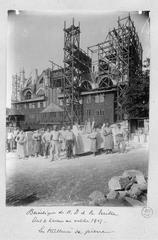 Basilique Notre-Dame de la Treille under construction in 1907