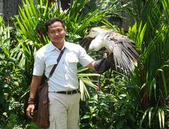 Bird show at Bali Bird Park