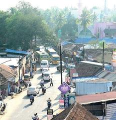 Skyview of Vattiyoorkavu Junction in Thiruvananthapuram, Kerala