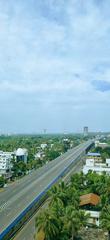 Skyline view of Kazhakkoottam Flyover