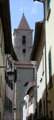 The Bell Tower of San Michele Church in Arezzo