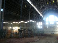 El Mercat del Ninot during renovations, located at C. Mallorca, 133-157 in Barcelona