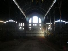 El Mercat del Ninot during renovation works in Barcelona