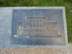 Plaque in Rothschild Park in Frankfurt, Germany