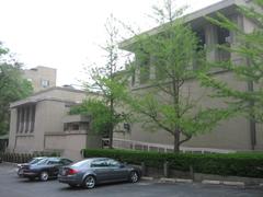 Unity Temple in Oak Park, Illinois, designed by Frank Lloyd Wright