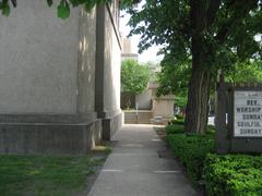 Unity Temple designed by Frank Lloyd Wright in Oak Park, Illinois