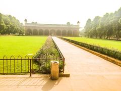 Pillared Mandapa in Red Fort