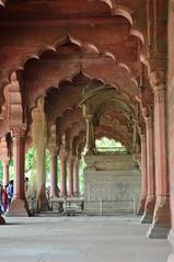 Diwan-i-Am with Marble Canopy at Red Fort in Delhi