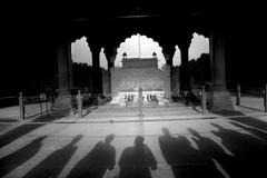 Diwan-i-Khas courtyard reflection at Red Fort, Delhi