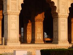 ancient building inside Red Fort, Delhi