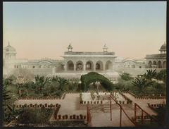 Agra Diwan-i-Chas color photochrom